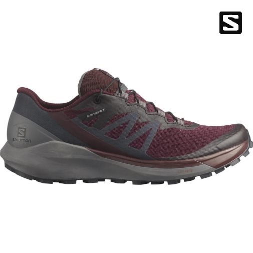 Salomon Sense Ride 4 Trailove Bezecke Tenisky Damske Bordove Tmavo Siva | SK 4OCTYQ